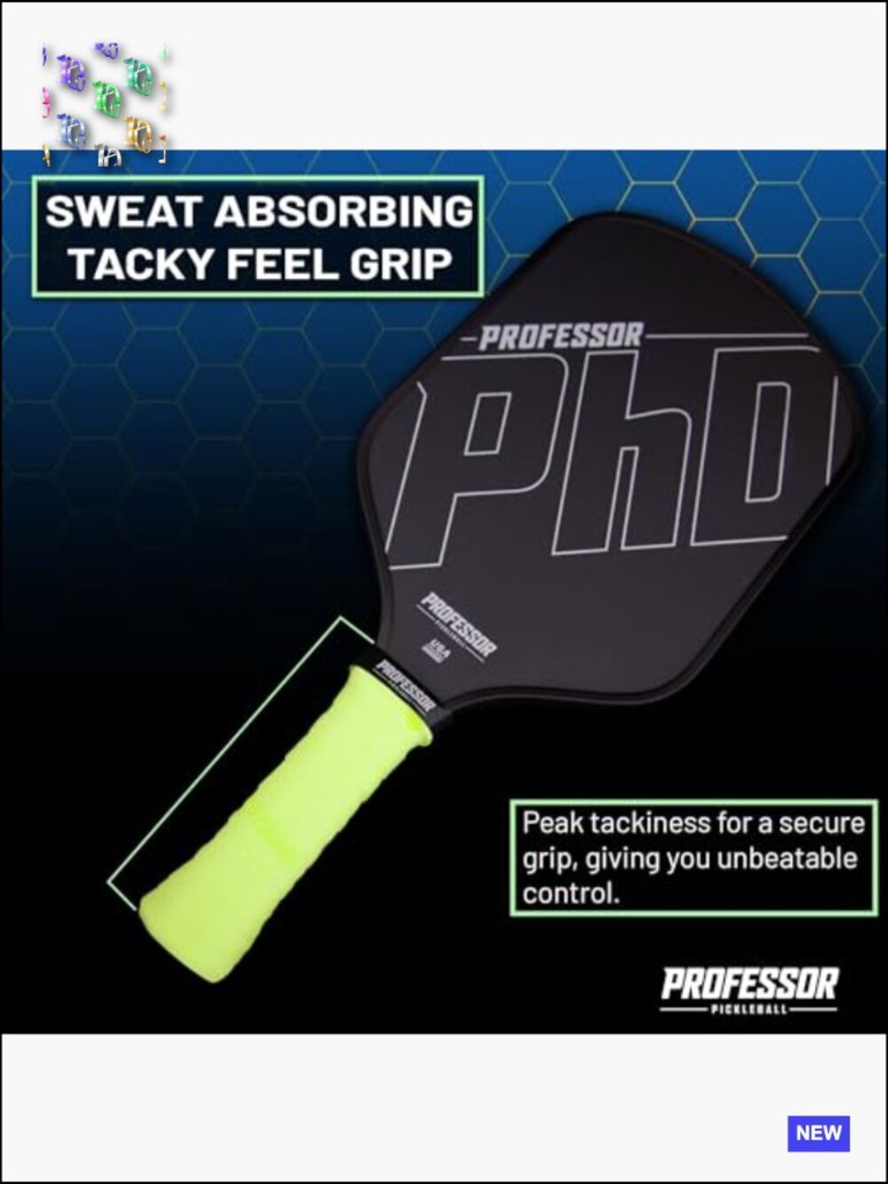 Pickleball Paddle Overgrip Tape Max Tacky Moisture-Wicking Anti-Slip Durable 6 - Picture 6 of 6